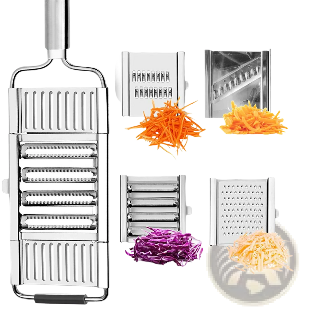 Stainless Steel Multi Grater and Slicer Set