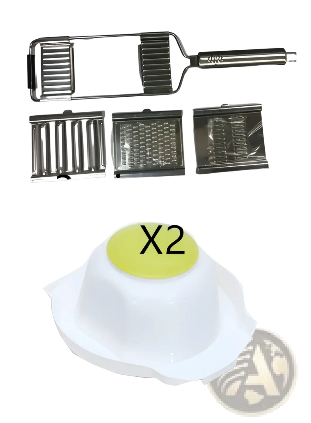 Stainless Steel Multi Grater and Slicer Set