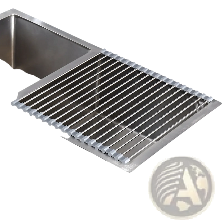 Stainless Steel Roll Up Dish Drying Rack for Sink