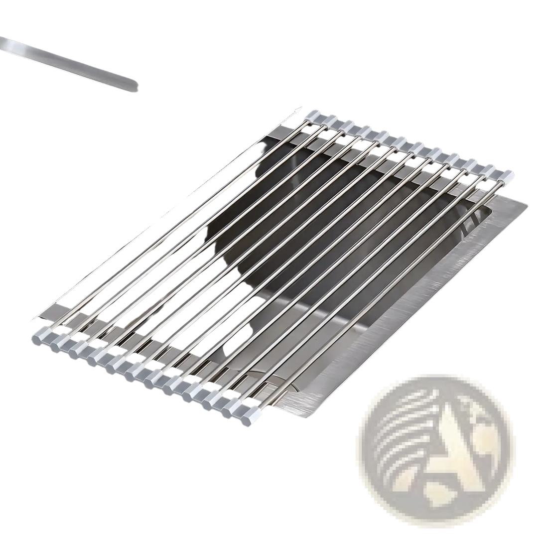 Stainless Steel Roll Up Dish Drying Rack for Sink