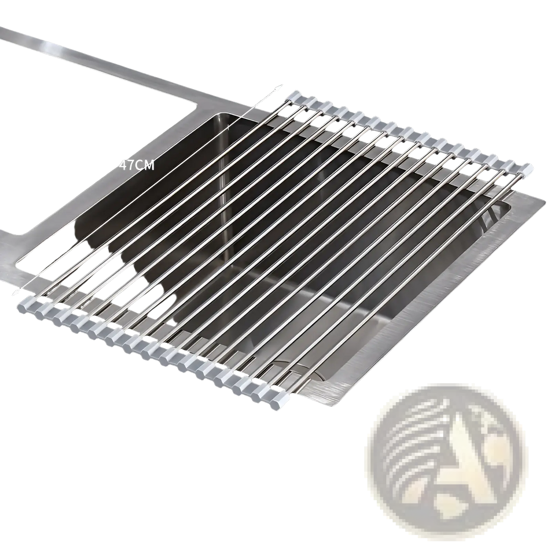 Stainless Steel Roll Up Dish Drying Rack for Sink
