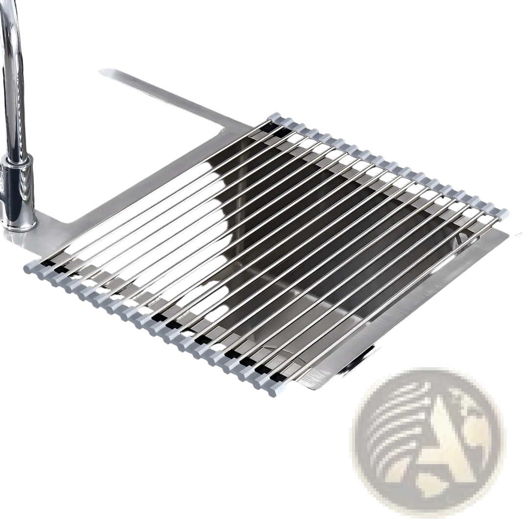 Stainless Steel Roll Up Dish Drying Rack for Sink