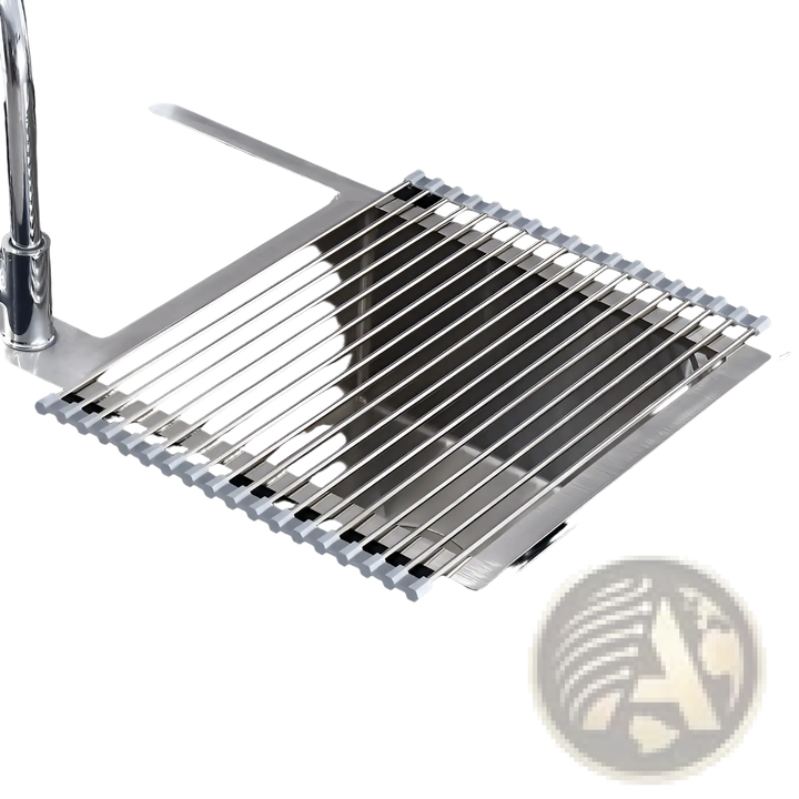Stainless Steel Roll Up Dish Drying Rack for Sink