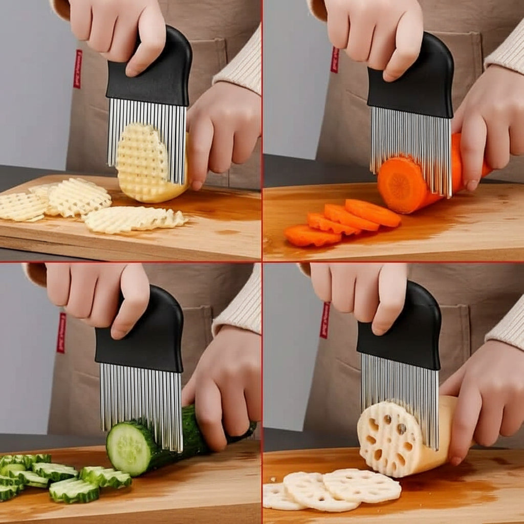 Stainless Steel Crinkle Cutter