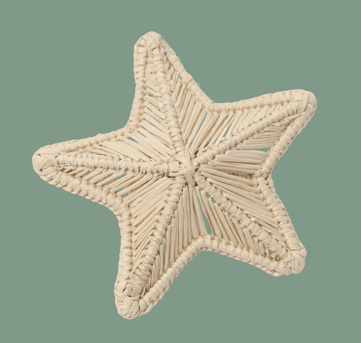 Starfish Handwoven Iraca Napkin Ring — Napkin Rings, [material], MacondoForever