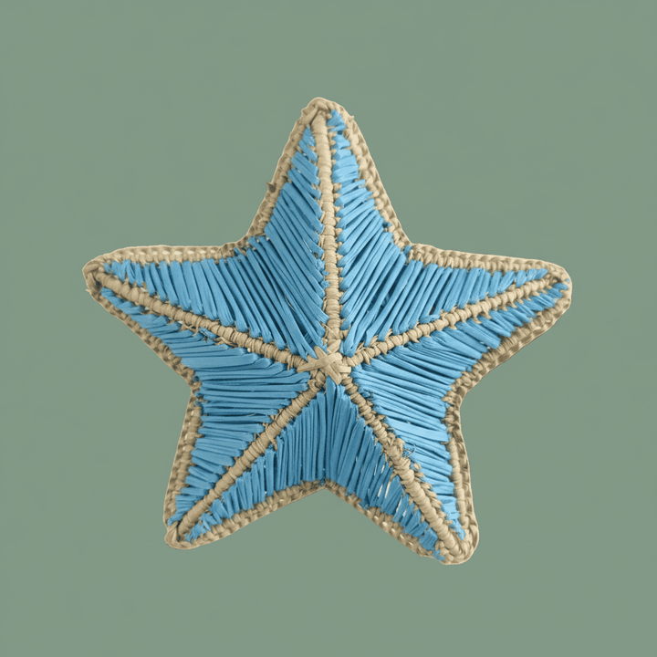 Starfish Handwoven Iraca Napkin Ring — Napkin Rings, [material], MacondoForever