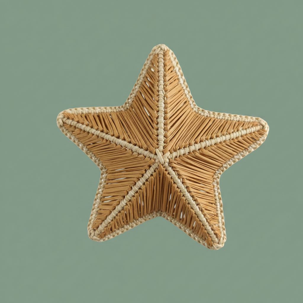 Starfish Handwoven Iraca Napkin Ring