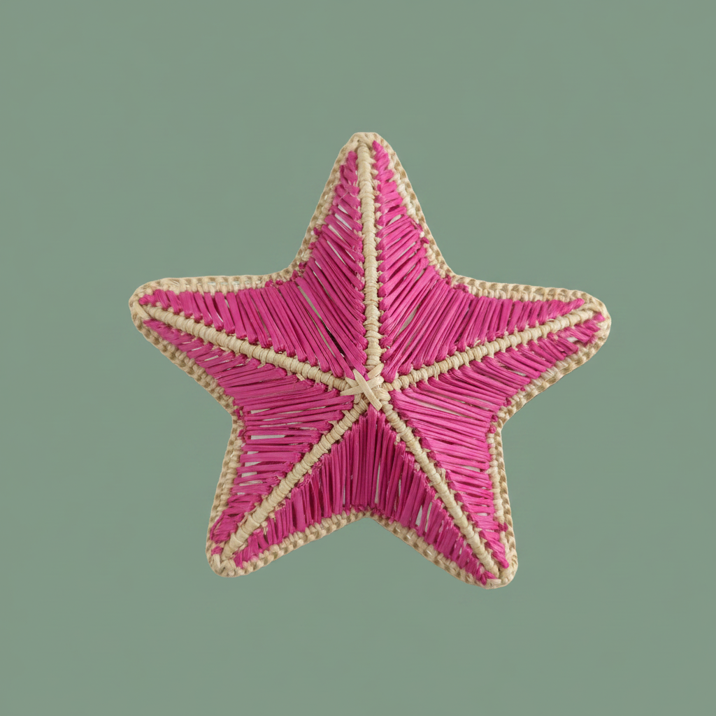 Starfish Handwoven Iraca Napkin Ring