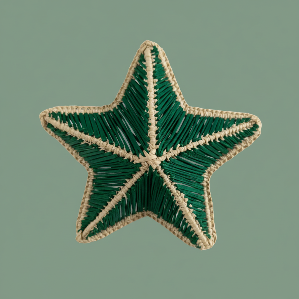 Starfish Handwoven Iraca Napkin Ring