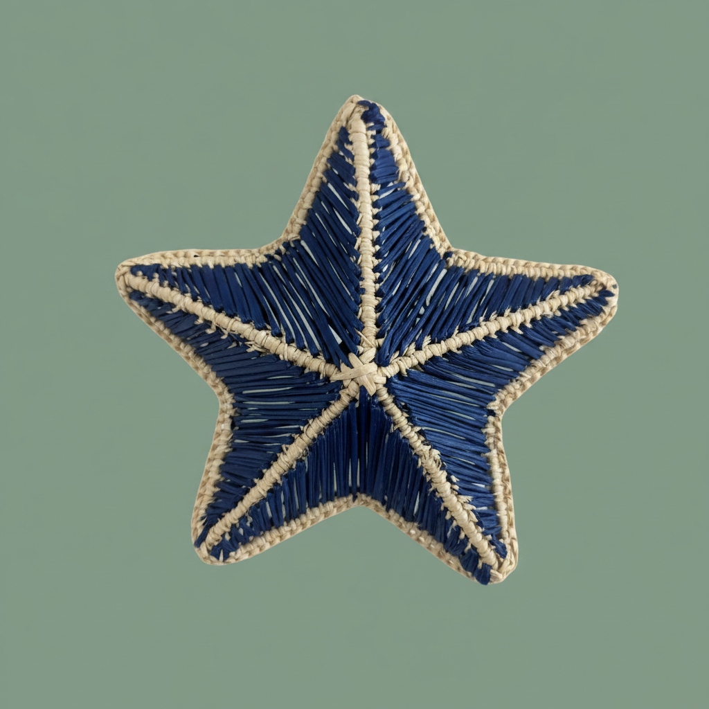 Starfish Handwoven Iraca Napkin Ring