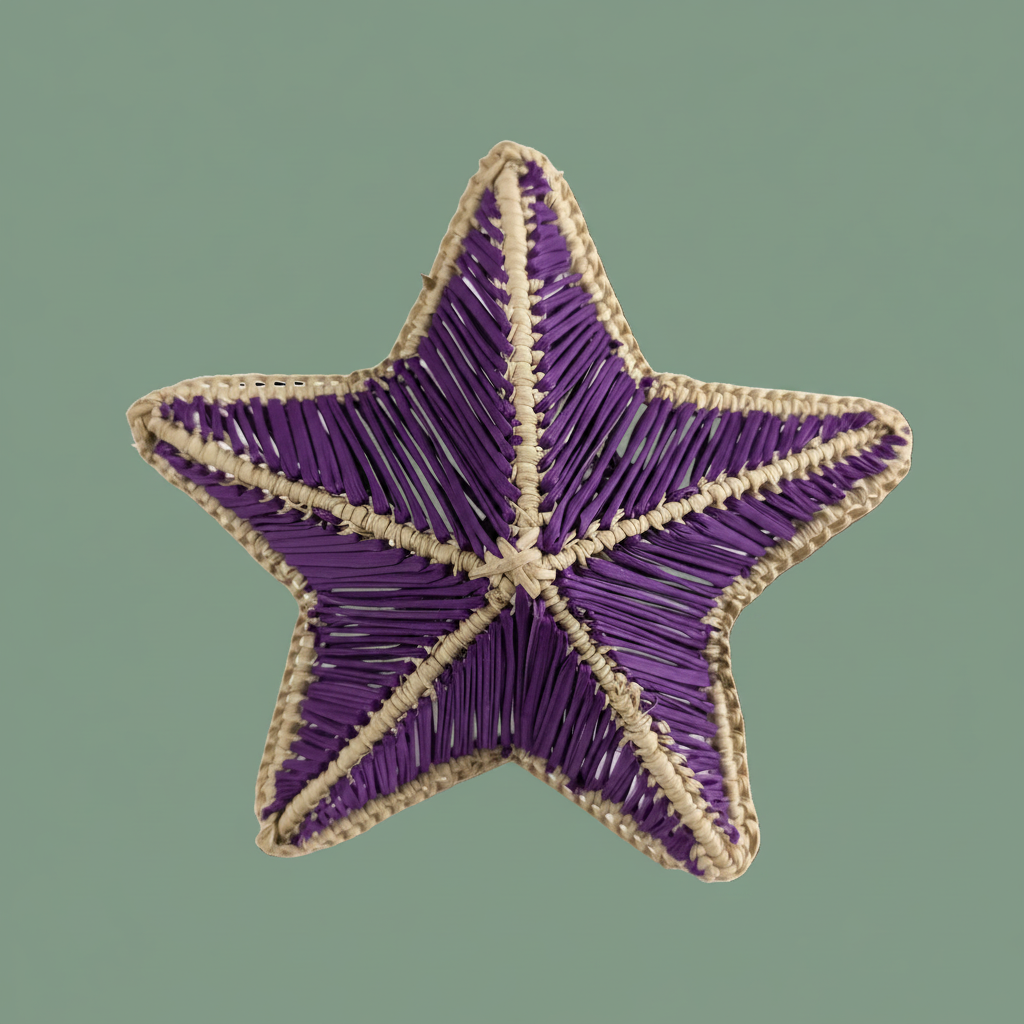 Starfish Handwoven Iraca Napkin Ring