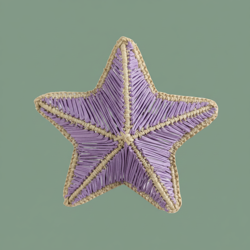 Starfish Handwoven Iraca Napkin Ring