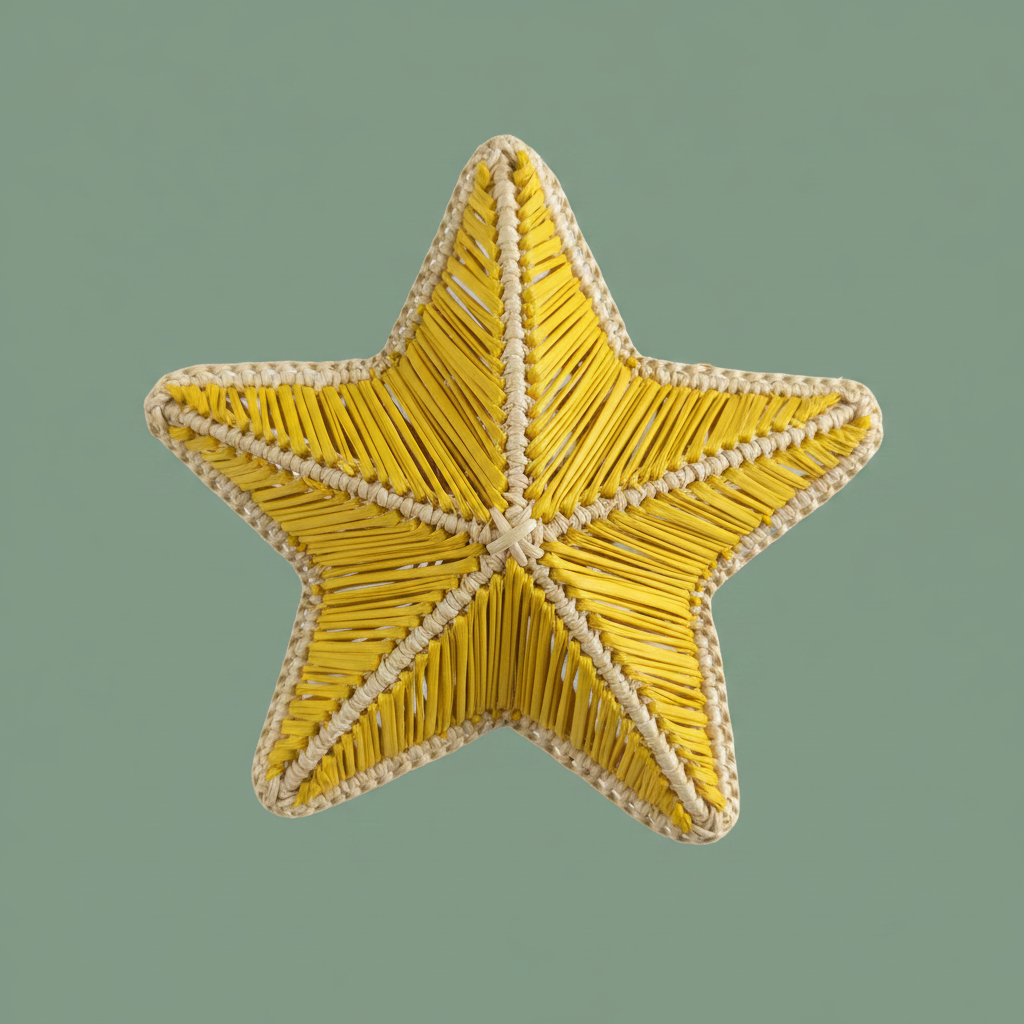 Starfish Handwoven Iraca Napkin Ring