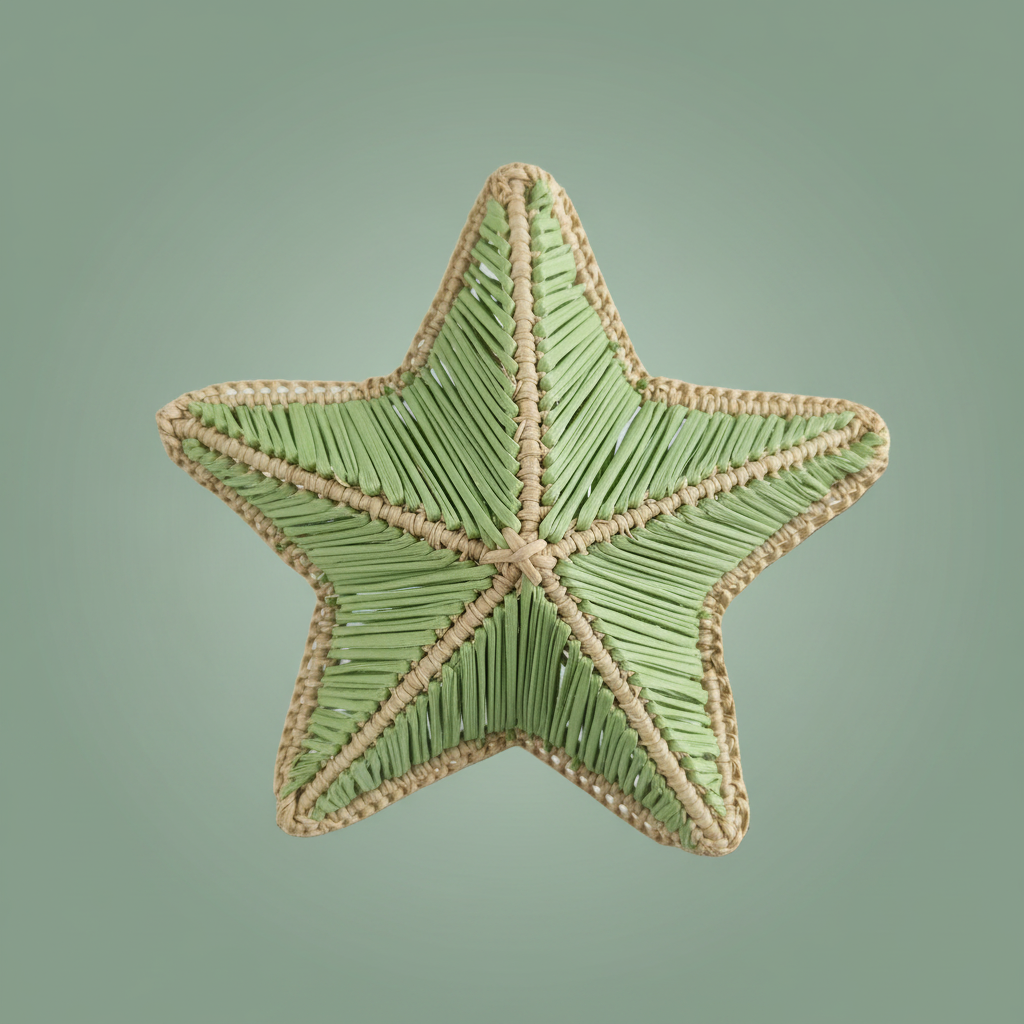 Starfish Handwoven Iraca Napkin Ring
