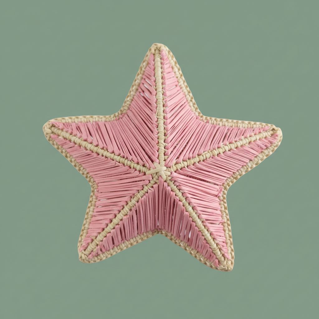 Starfish Handwoven Iraca Napkin Ring