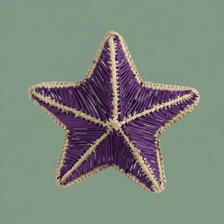 Starfish Handwoven Iraca Napkin Ring — Napkin Rings, [material], MacondoForever