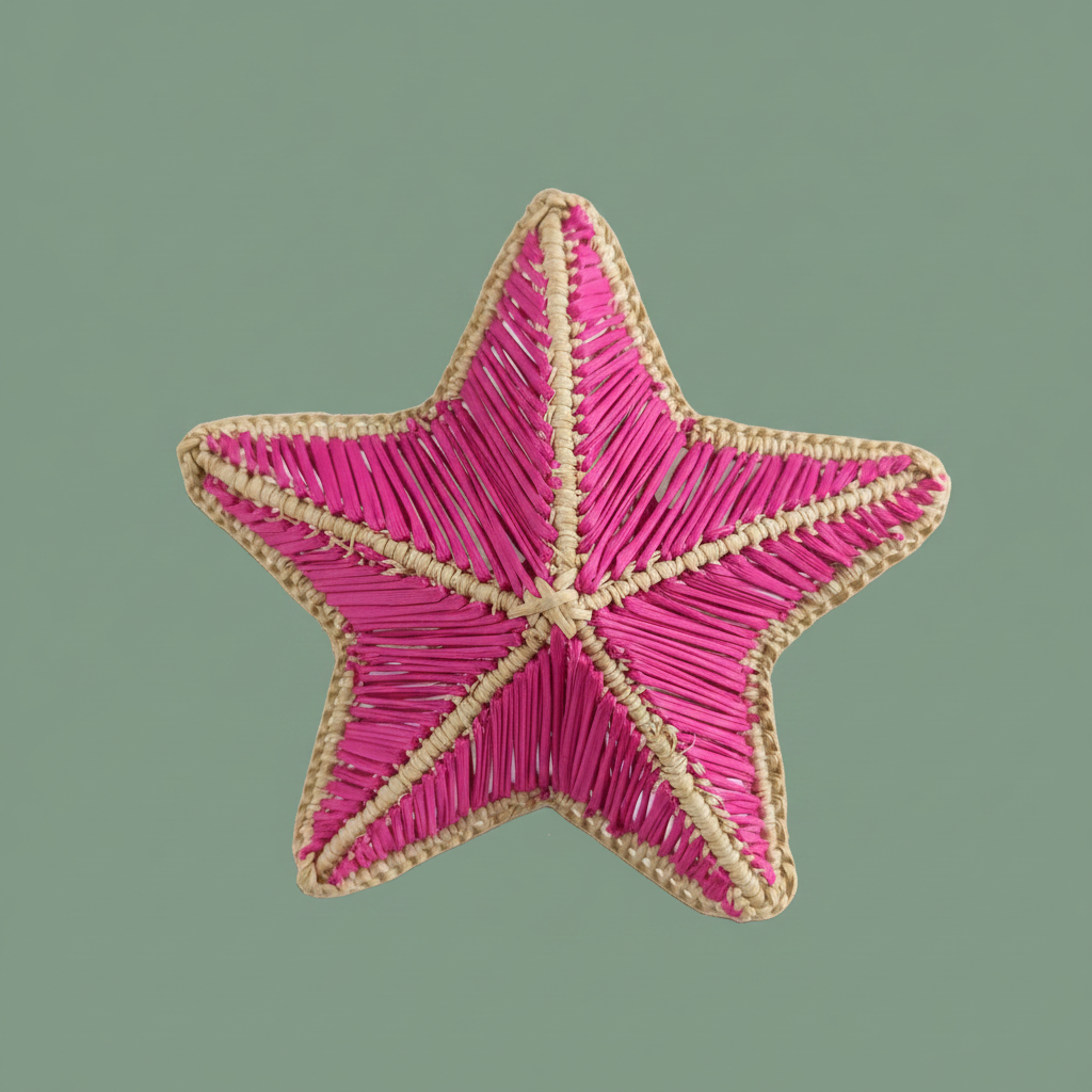 Starfish Handwoven Iraca Napkin Ring