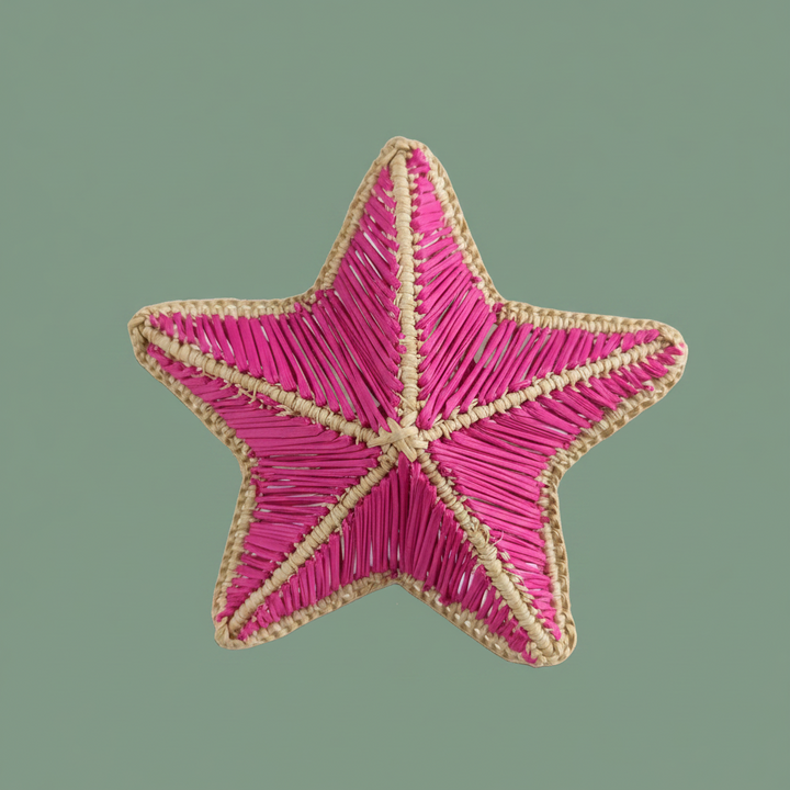 Starfish Handwoven Iraca Napkin Ring