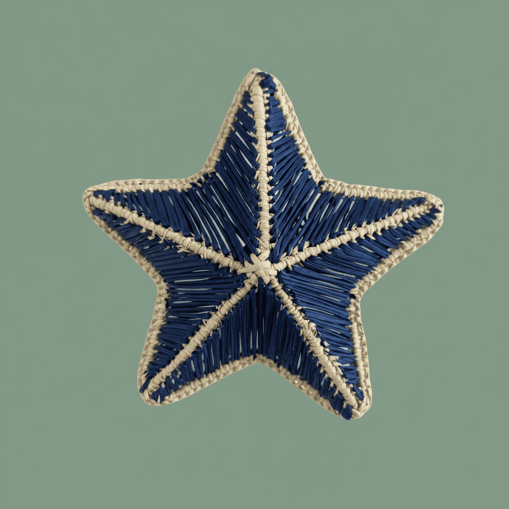 Starfish Handwoven Iraca Napkin Ring — Napkin Rings, [material], MacondoForever