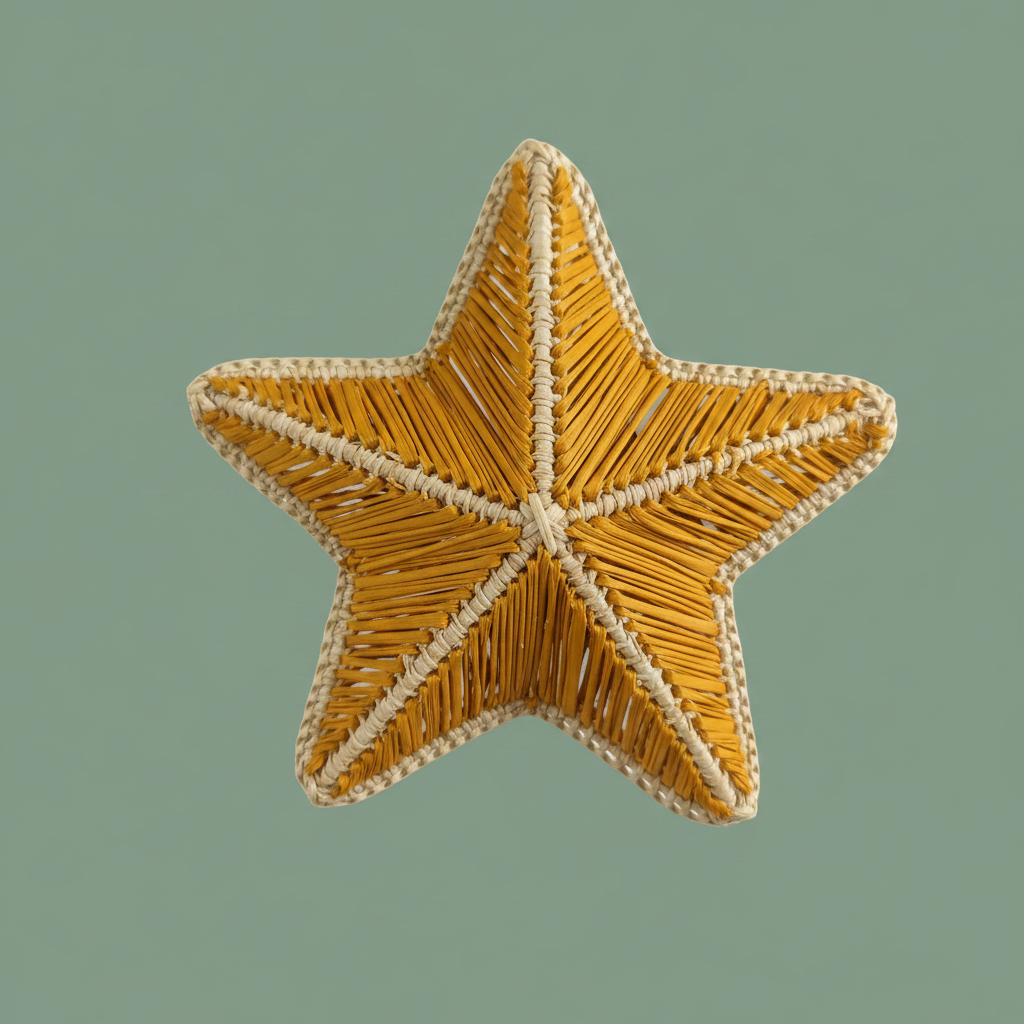 Starfish Handwoven Iraca Napkin Ring