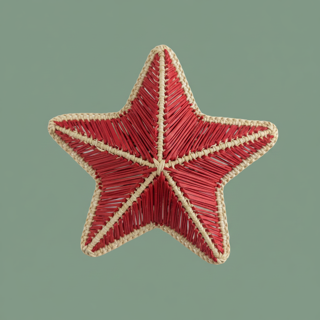 Starfish Handwoven Iraca Napkin Ring