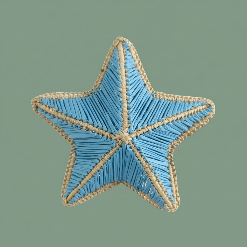 Starfish Handwoven Iraca Napkin Ring
