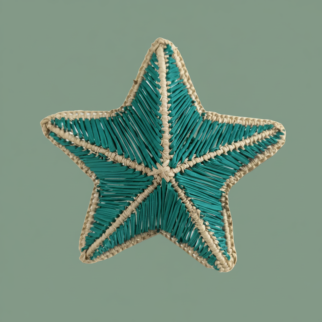 Starfish Handwoven Iraca Napkin Ring