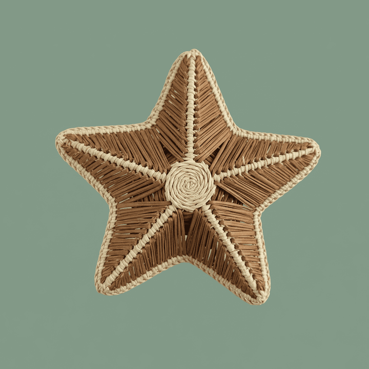 Starfish Handwoven Iraca Napkin Ring — Napkin Rings, [material], MacondoForever