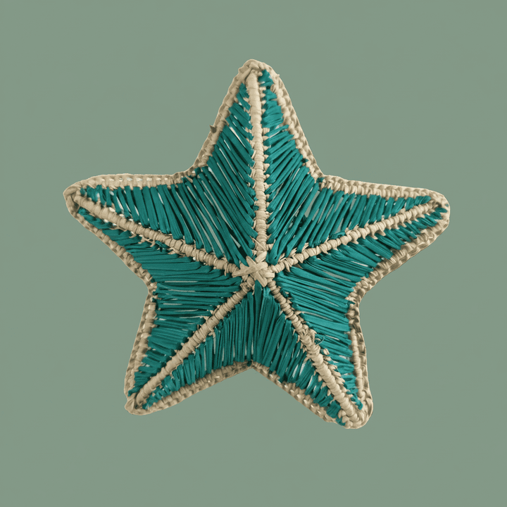 Starfish Handwoven Iraca Napkin Ring — Napkin Rings, [material], MacondoForever