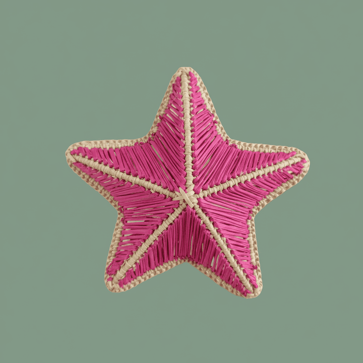 Starfish Handwoven Iraca Napkin Ring — Napkin Rings, [material], MacondoForever