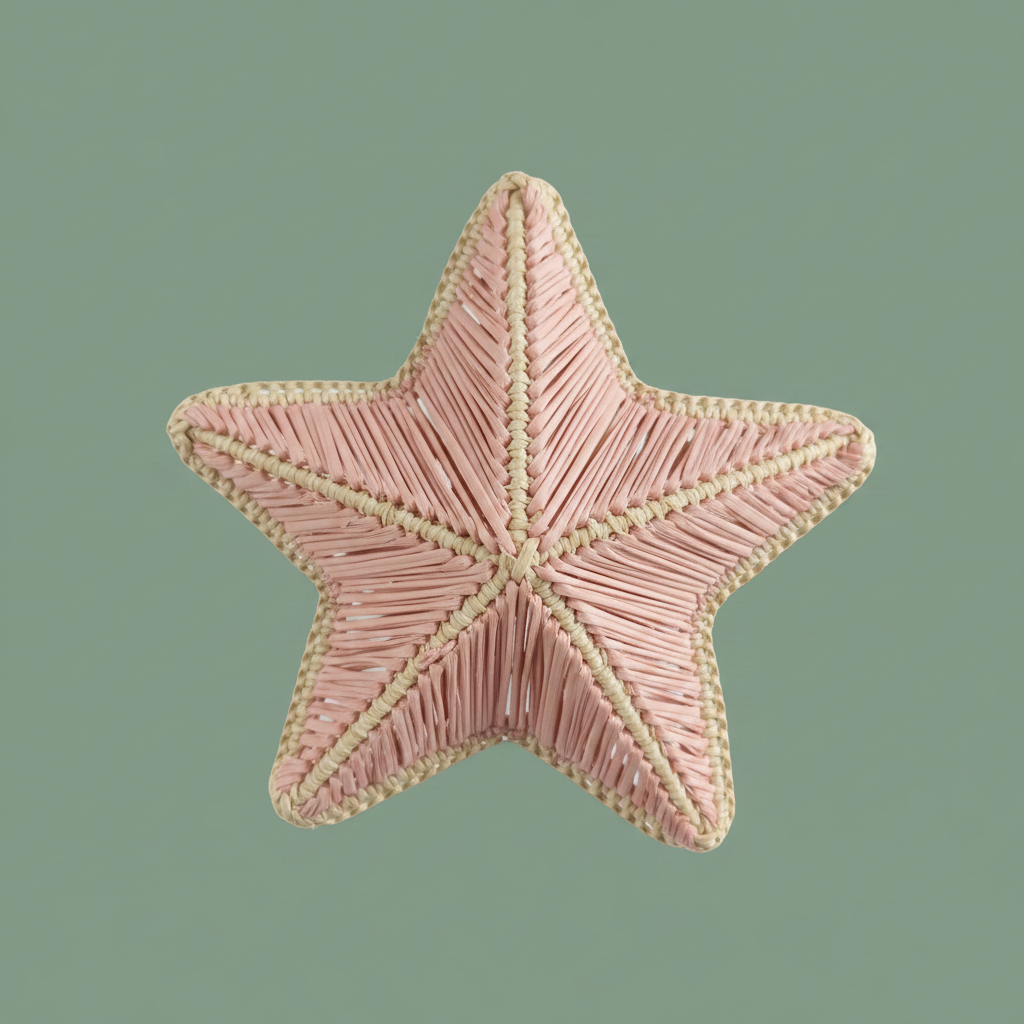 Starfish Handwoven Iraca Napkin Ring