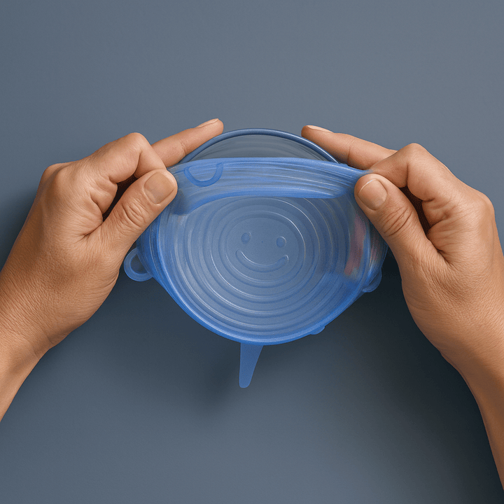 Silicone Stretch Lids for Bowls & Containers (6‑Pack)