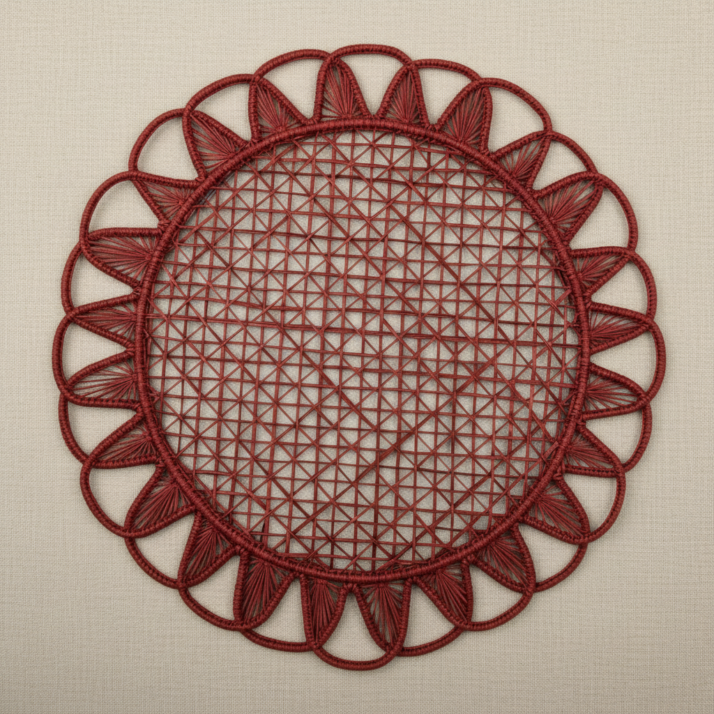 Luminous Handwoven Iraca Placemat