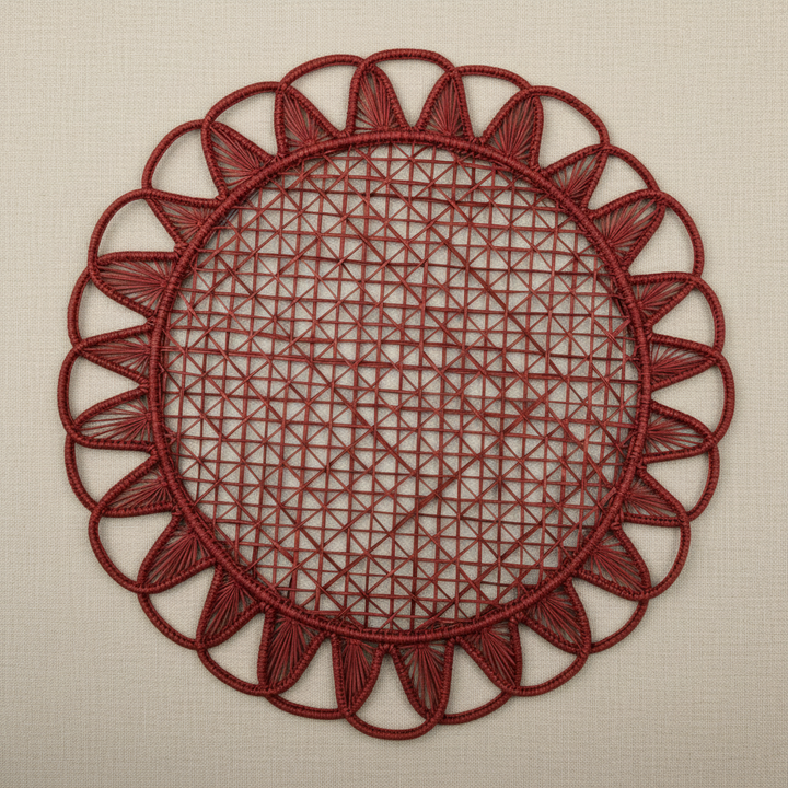 Luminous Handwoven Iraca Placemat