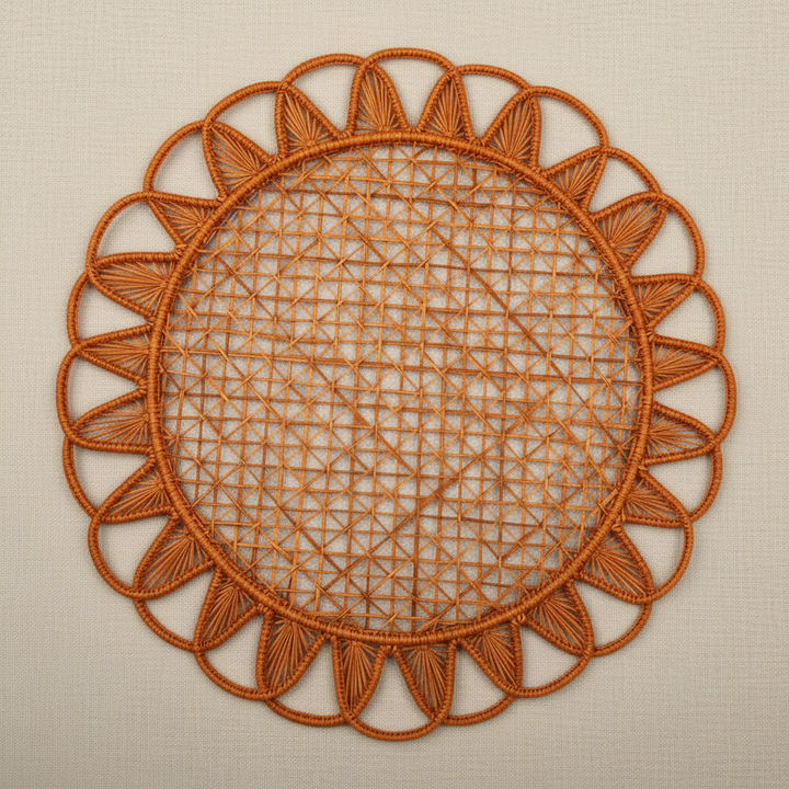 Luminous Handwoven Iraca Placemat