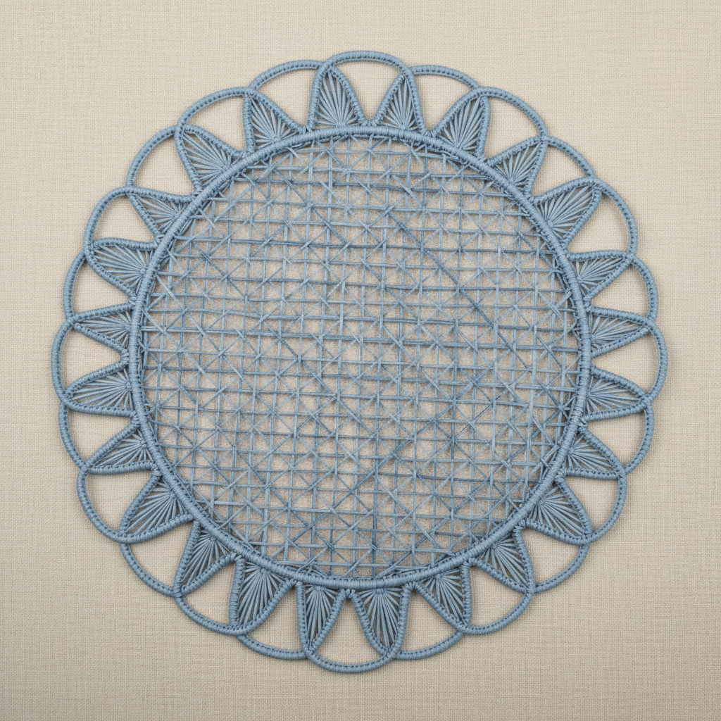 Luminous Handwoven Iraca Placemat