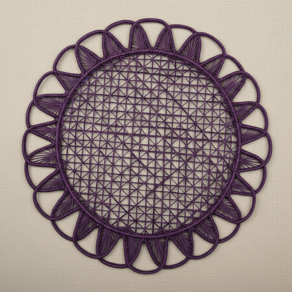 Luminous Handwoven Iraca Placemat