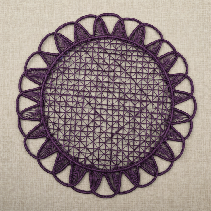Luminous Handwoven Iraca Placemat