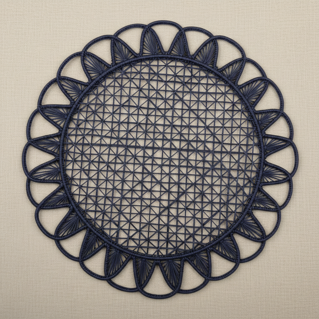 Luminous Handwoven Iraca Placemat