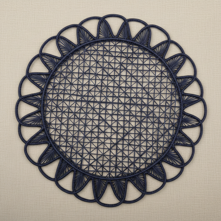 Luminous Handwoven Iraca Placemat