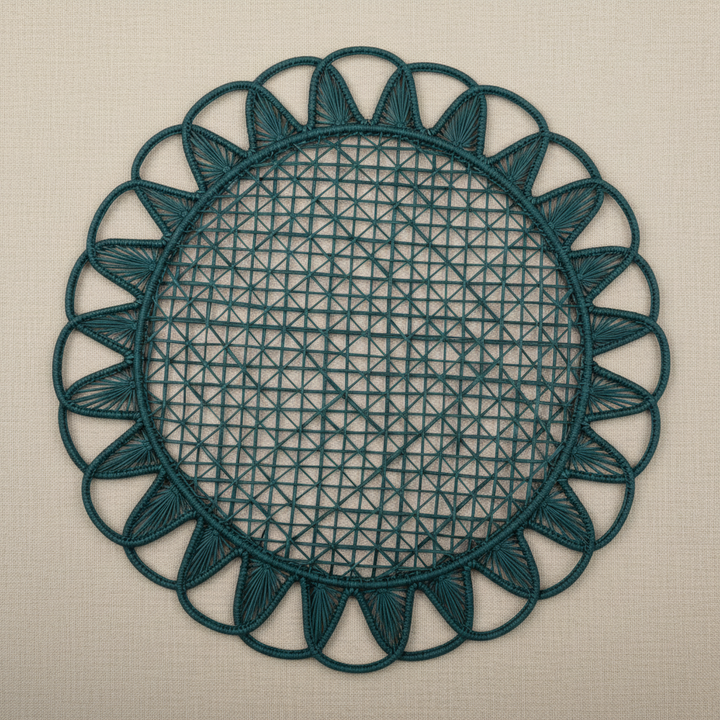 Luminous Handwoven Iraca Placemat