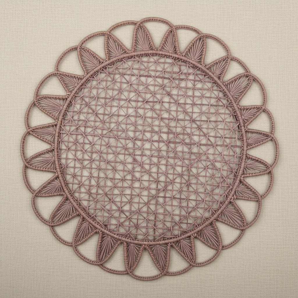 Luminous Handwoven Iraca Placemat
