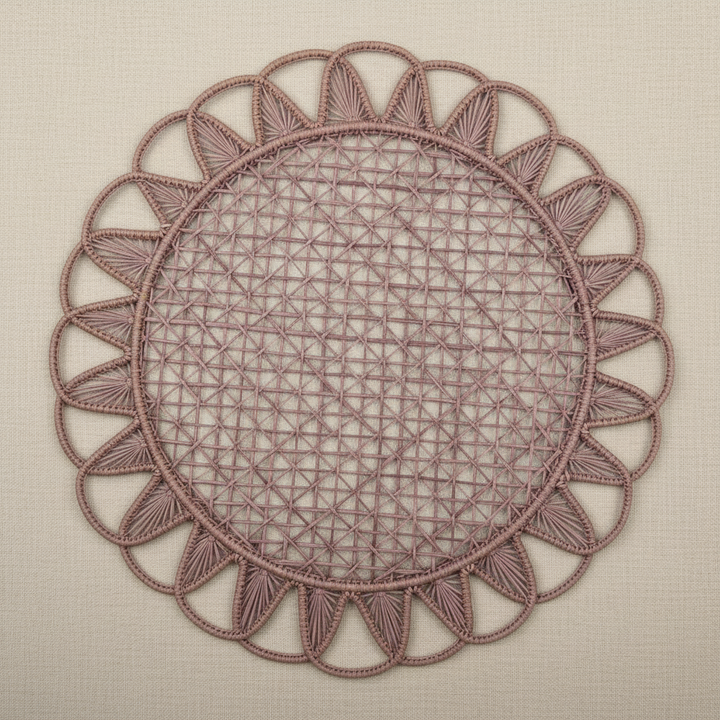 Luminous Handwoven Iraca Placemat