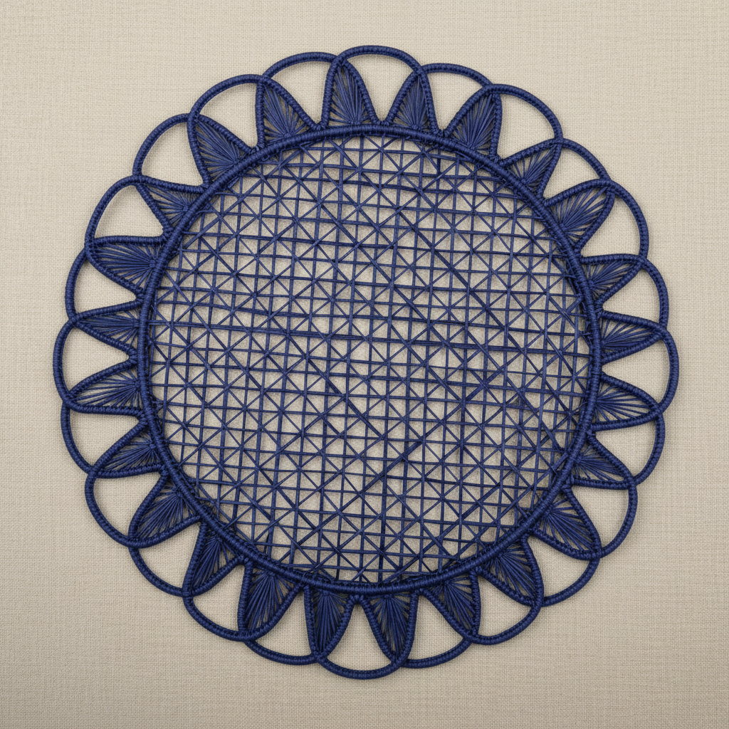 Luminous Handwoven Iraca Placemat
