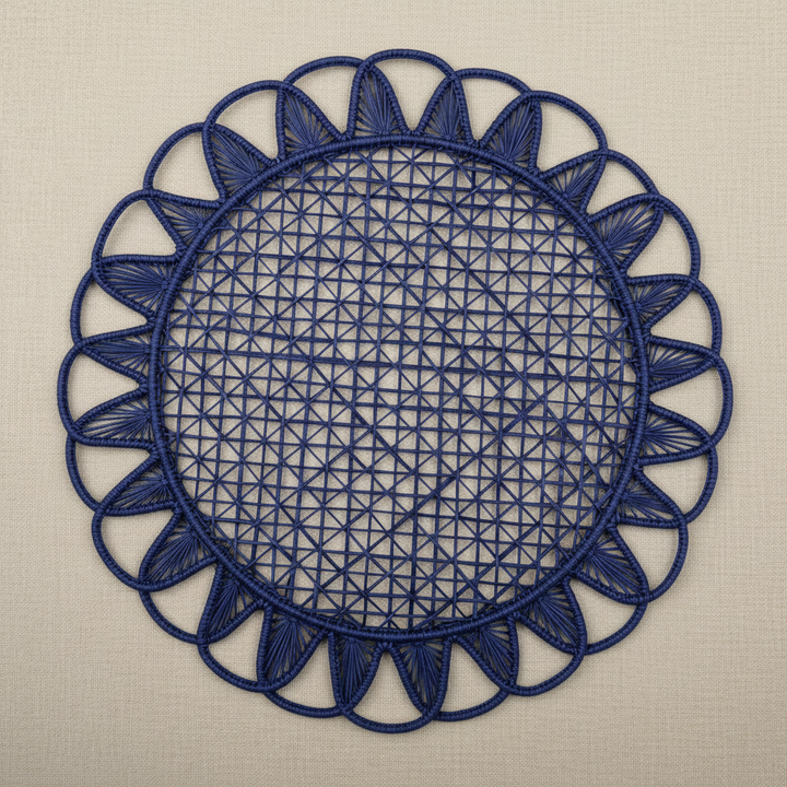 Luminous Handwoven Iraca Placemat