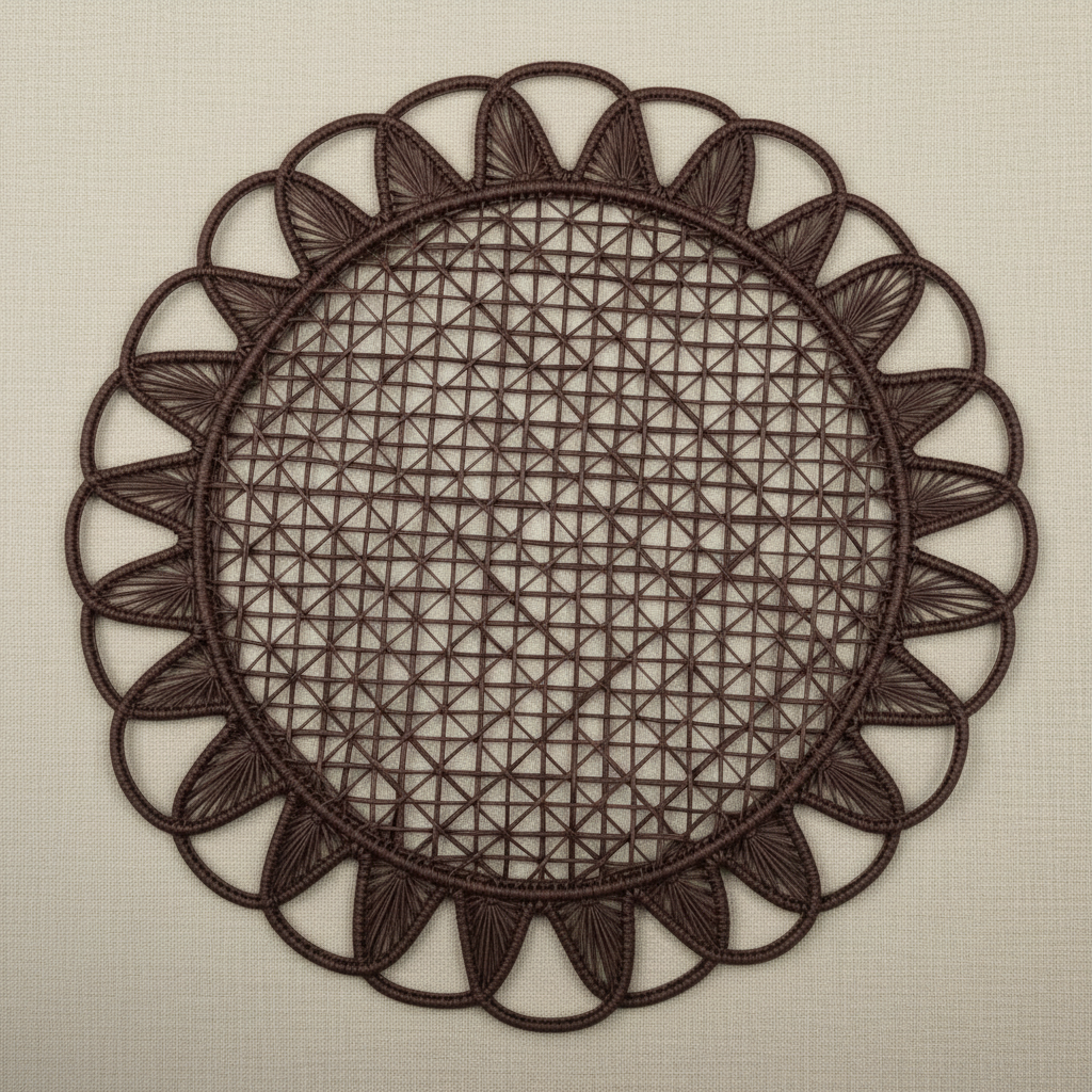 Luminous Handwoven Iraca Placemat
