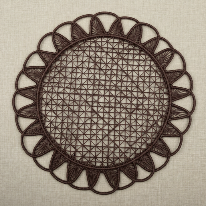 Luminous Handwoven Iraca Placemat