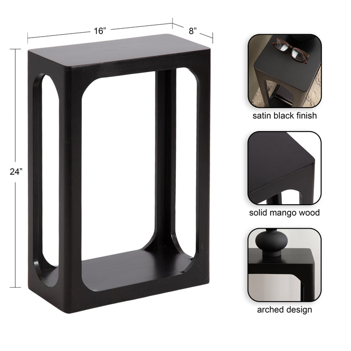 Dahl Wood Slim Side Table