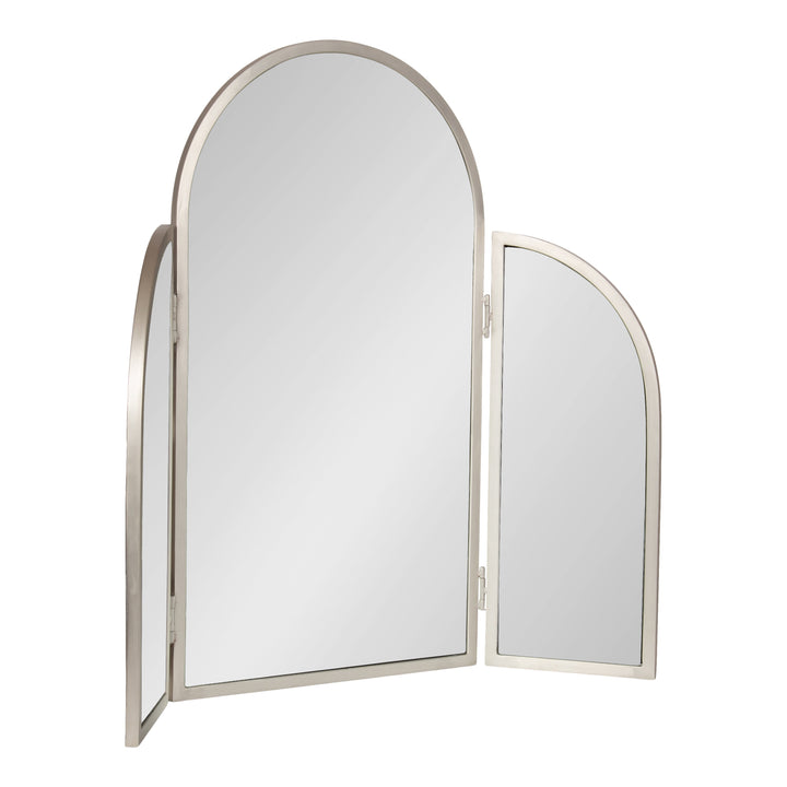 Amoli Tri-Fold Arch Metal Mirror