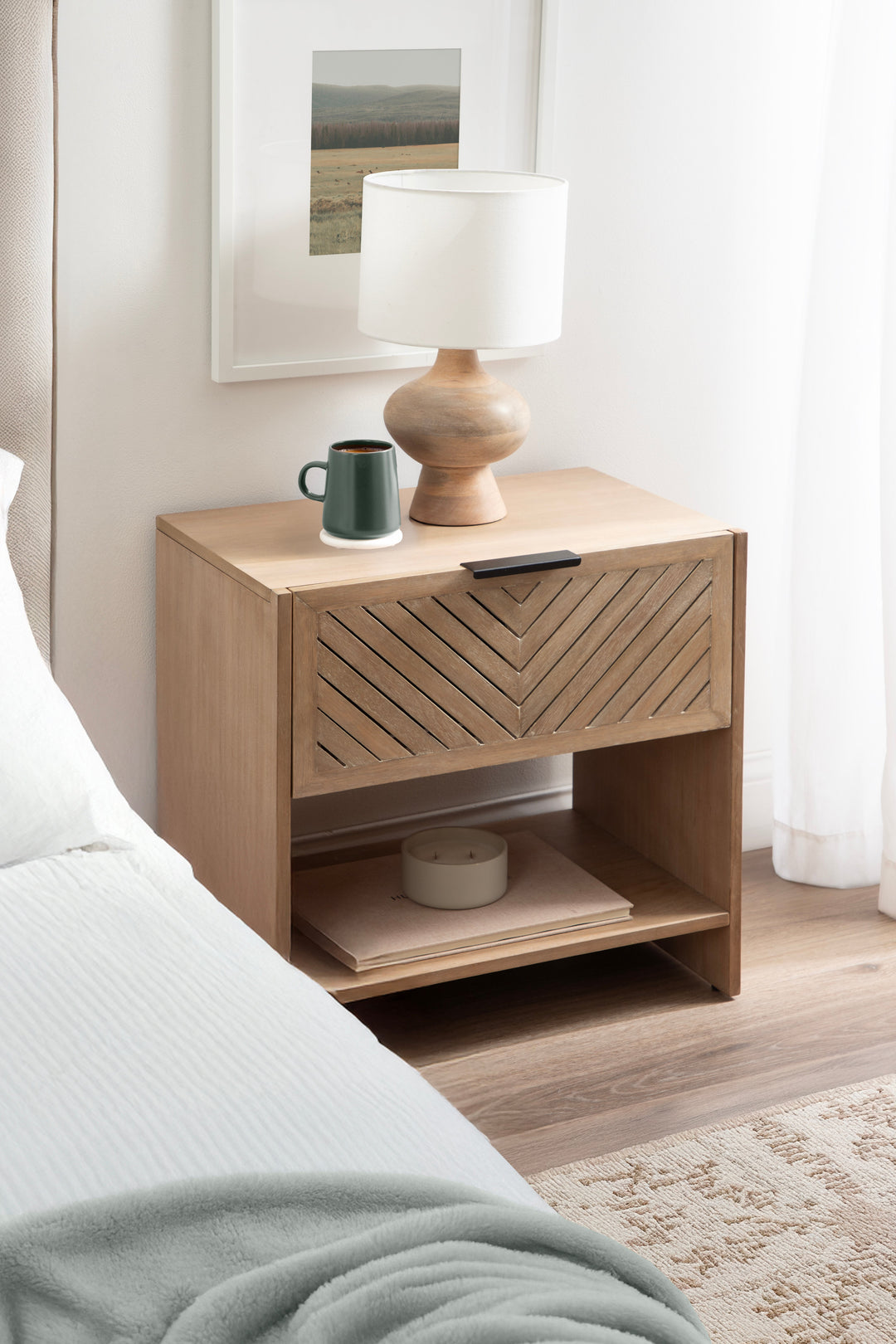 Mezzeta Wood Side Table
